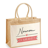 Sac Fête des Mères Mamie MAman Soeur Femme Famille Idée Cadeau anniversaire Noël Travail Boulot Métier Départ Retraite Collègue Femme cabas shopping plage