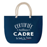 Sac de plage Bleu anse corde Certifiée meilleure Cadre