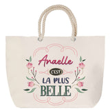 Sac Fête des Mères Mamie Famille Idée Cadeau anniversaire Noël Travail Boulot Métier Départ Retraite Collègue Femme cabas shopping plage
