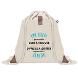 Sac à dos avec pochette Une ATSEM Formidable