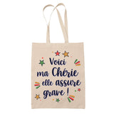 Sac Tote Bag Fête des Mères Fêtes des Pères Mamie Papi Famille Idée Cadeau anniversaire Noël Travail Boulot Métier Départ Retraite Collègue Femme Homme