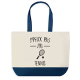 Sac de shopping bleu J'peux pas Tennis