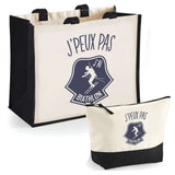 Cabas homme ou femme sac plage ou shopping tote bag pochette trousse Idée cadeau original pour anniversaire Noël travail départ retraite collègue famille fete des mères fetes des pères papa maman mamie papi