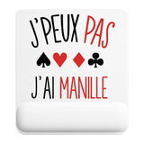 Tapis de souris ergonomique avec repose-poignet, accessoire bureau pour femme et homme, fête des pères, cadeau pas cher, idée cadeau fête des mères, secret santa, départ à la retraite, télétravail et gaming