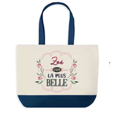 Sac Fête des Mères Mamie Famille Idée Cadeau anniversaire Noël Travail Boulot Métier Départ Retraite Collègue Femme cabas shopping plage