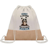 Sac Fête des Pères Papi Papa Cadeau anniversaire Noël Travail Boulot Métier Départ Retraite Collègue Homme cabas shopping plage