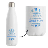 Bouteille Joyeux noël à la meilleure Grand-Mère