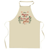 Cadeau Cuisinier cuisinière mère maman papa père mamie papi Vêtement Blouse de protection Barbecue Jardinage Tablier de Travail Tâches ménagères 