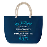 Sac de plage Bleu anse corde Une Cuisinière Formidable Femme