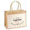 Sac Fête des Mères Mamie MAman Soeur Femme Famille Idée Cadeau anniversaire Noël Travail Boulot Métier Départ Retraite Collègue Femme cabas shopping plage