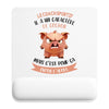 Tapis de souris Le coach sportif caractère de cochon