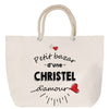 Sac Fête des Mères Mamie Famille Idée Cadeau anniversaire Noël Travail Boulot Métier Départ Retraite Collègue Femme cabas shopping plage