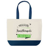Sac de shopping bleu Meilleure Kinésithérapeute de tous les temps