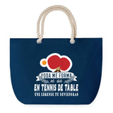 Sac de plage Bleu anse corde Tennis de Table Légende Humour Geek