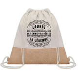 Sac Fête des Mères Mamie Maman Cadeau anniversaire Noël Travail Métier Départ Retraite Collègue Femme cabas shopping plage