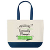 Sac de shopping bleu Meilleure Community Manager de tous les temps