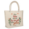 Sac Fête des Mères Mamie Famille Idée Cadeau anniversaire Noël Travail Boulot Métier Départ Retraite Collègue Femme cabas shopping plage