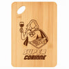 Planche bambou gravée personnalisée femme idée cadeau Fête des Mères apéro 30×20 prénom cuisine plateau fromage anniversaire noel maman mamie