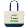 Sac de shopping bleu Meilleur Chirurgien de tous les temps