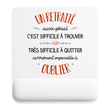 Tapis de souris ergonomique avec repose-poignet, accessoire bureau pour femme et homme, fête des pères, cadeau pas cher, idée cadeau fête des mères, secret santa, départ à la retraite, télétravail et gaming