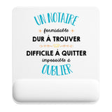 Tapis de souris ergonomique avec repose-poignet, accessoire bureau pour femme et homme, fête des pères, cadeau pas cher, idée cadeau fête des mères, secret santa, départ à la retraite, télétravail et gaming
