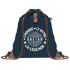 sac a dos homme bleu coton recycle avec pochette idee cadeau utile pour collegue papa ou ami cadeau homme noel anniversaire secret santa ou depart a la retraite sac durable pratique et robuste design sobre et elegant
