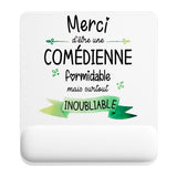 Tapis de souris ergonomique avec repose-poignet, accessoire bureau pour femme et homme, fête des pères, cadeau pas cher, idée cadeau fête des mères, secret santa, départ à la retraite, télétravail et gaming