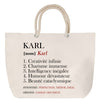 Sac Fête des Mères Mamie Famille Idée Cadeau anniversaire Noël Travail Boulot Métier Départ Retraite Collègue Femme cabas shopping plage