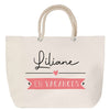 Sac Fête des Mères Mamie Famille Idée Cadeau anniversaire Noël Travail Boulot Métier Départ Retraite Collègue Femme cabas shopping plage