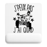 Tapis de souris ergonomique avec repose-poignet, accessoire bureau pour femme et homme, fête des pères, cadeau pas cher, idée cadeau fête des mères, secret santa, départ à la retraite, télétravail et gaming