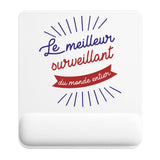 Tapis de souris ergonomique avec repose-poignet, accessoire bureau pour femme et homme, fête des pères, cadeau pas cher, idée cadeau fête des mères, secret santa, départ à la retraite, télétravail et gaming