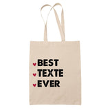 Tote Bag personnalisable Best Prénom/Métier Ever - Planetee