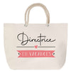 Sac Fête des Mères Mamie Famille Idée Cadeau anniversaire Noël Travail Boulot Métier Départ Retraite Collègue Femme cabas shopping plage