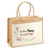 Sac Fête des Mères Mamie MAman Soeur Femme Famille Idée Cadeau anniversaire Noël Travail Boulot Métier Départ Retraite Collègue Femme cabas shopping plage