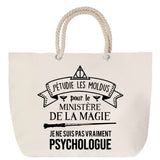 Sac Fête des Mères Mamie Famille Idée Cadeau anniversaire Noël Travail Boulot Métier Départ Retraite Collègue Femme cabas shopping plage