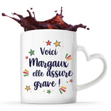 Mug personnalisé, idée cadeau pour maman, femme collègue saint valentin Noël, anniversaire, fête des mères Secret Santa