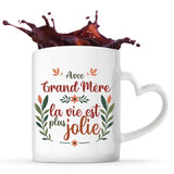 Mug personnalisé, idée cadeau pour maman, femme collègue saint valentin Noël, anniversaire, fête des mères Secret Santa