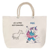 Sac Fête des Mères Mamie Famille Idée Cadeau anniversaire Noël Travail Boulot Métier Départ Retraite Collègue Femme cabas shopping plage