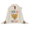 Sac à dos avec pochette J'peux pas Pizza