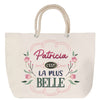 Sac Fête des Mères Mamie Famille Idée Cadeau anniversaire Noël Travail Boulot Métier Départ Retraite Collègue Femme cabas shopping plage