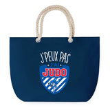 Sac de plage Bleu anse corde J'peux Pas Judo