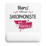 Tapis de souris ergonomique avec repose-poignet, accessoire bureau pour femme et homme, fête des pères, cadeau pas cher, idée cadeau fête des mères, secret santa, départ à la retraite, télétravail et gaming