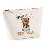 Trousse pochette de rangement maquillage Fête des Mères Mamie Famille Idée Cadeau anniversaire Noël Travail Boulot Métier Départ Retraite Collègue Femme