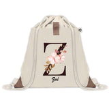 Sac à dos avec pochette Zoé Lettre Fleur