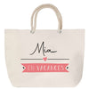 Sac Fête des Mères Mamie Famille Idée Cadeau anniversaire Noël Travail Boulot Métier Départ Retraite Collègue Femme cabas shopping plage