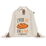 Sac à dos avec pochette J'peux pas Pain À Enfourner