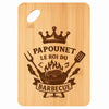 Planche bambou gravée personnalisée homme idée cadeau Fête des Pères apéro 30×20 prénom cuisine plateau fromage anniversaire noel papa papi 