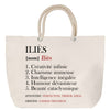 Sac Fête des Mères Mamie Famille Idée Cadeau anniversaire Noël Travail Boulot Métier Départ Retraite Collègue Femme cabas shopping plage
