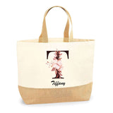 Sac Jute Fête des Mères Fêtes des Pères Mamie Papi Famille Idée Cadeau anniversaire Noël Travail Boulot Métier Départ Retraite Collègue Femme Homme