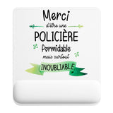 Tapis de souris ergonomique avec repose-poignet, accessoire bureau pour femme et homme, fête des pères, cadeau pas cher, idée cadeau fête des mères, secret santa, départ à la retraite, télétravail et gaming